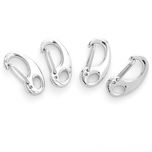 Fermoir mousqueton en acier inoxydable 16mm 19mm 21mm 23mm 26mm pour la fabrication de bracelets, apprêts de bijoux, boucle ovale plaquée or - Product Image 2