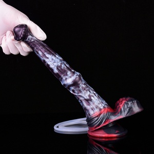 NNSX Soft Silicone Realistic Penis Horse Squirting <b>Dildo</b> for Women G Spot Stimulation Females Big Dick Suction Cup Sex Toys - Product Image 6