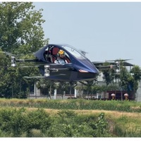 YIVTOL S ZERO EVTOL Karting Aérien Compétition Monoplace, Véhicule à Propulsion Électrique en Fibre de Carbone, Charge Nette 120 kg, Autonomie 55 min