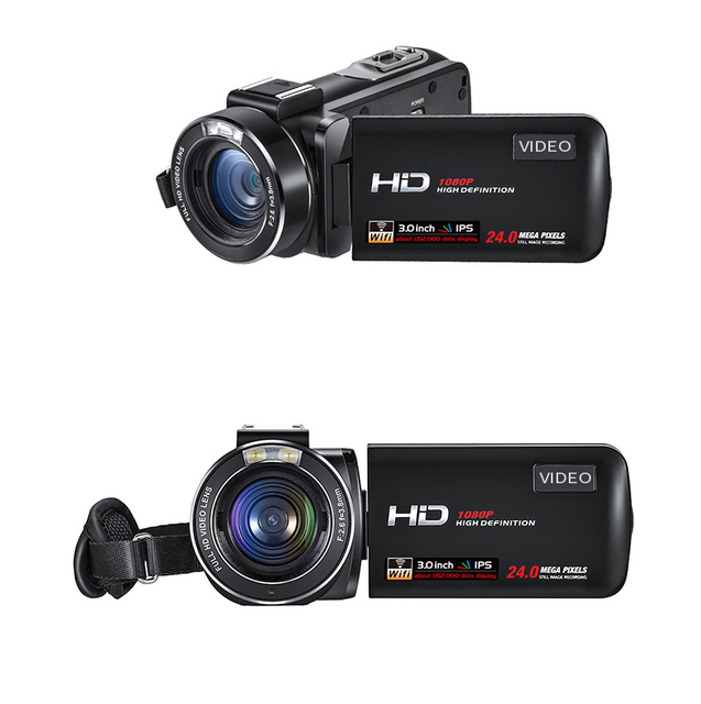 High Quality 3 Inch Touch Panel 1080P HD Digital Camcorder 16x Optical Zoom Wide Angle Lens Supports SD Card