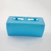 Geshifeng 14*8*6cm Multi-Purpose Blue Yellow Pigeon Accessoires Mangeoires et boissons Mangeoire à oiseaux