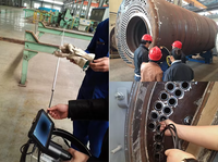 Caméra endoscopique à articulation quadridirectionnelle, boroscope d'inspection articulé avec éclairage pour mécaniciens automobiles et aéronautiques