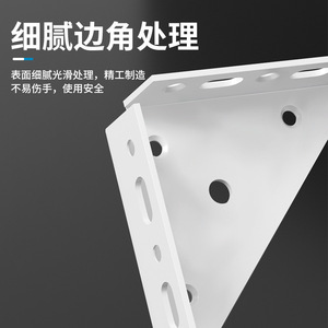 Support de penderie en acier laminé à froid avec fixation triangulaire - Product Image 4