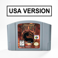 Cartouche de jeu Mortal Kombat Trilogy de haute qualité 64 bits avec boîte d'origine, jeu RPG N64 pour console N64, anglais NTSC/PAL
