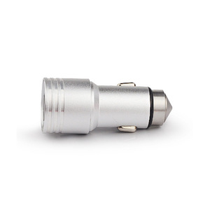Chargeur de voiture double USB 5V 2.1A à charge rapide, marteau de sécurité, outil d'urgence, brise-vitre de voiture, kit de survie - Product Image 4