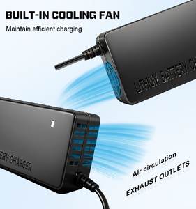 Chargeur de batterie au lithium 48V pour vélo électrique XIANGRUI, charge rapide intelligente pour moto, surveillance de la tension 120W, port Type-C pour vélo électrique - Product Image 5