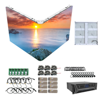 Affichage LED créatif grand format 3D pour extérieur, haute luminosité, vision à l'œil nu, système complet P4 P5 P6 P8 P10 DDW, garantie 5 ans