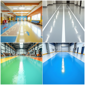 Revêtement liquide auto-nivelant époxy transparent pour sols en micro-couche époxy sur ciment, haute résistance à la pression et à l'usure - Product Image 4