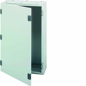 FL112A Personalizzabile con armadio in acciaio Hagers da parete con porta liscia H500 W400 D200 Orion Plus - Product Image 1