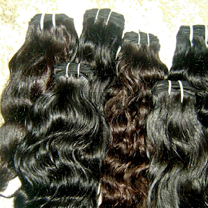 ผมแท้ REMI HAIR คุณภาพสูง ผมอินเดียบริสุทธิ์แบบไม่ผ่านกระบวนการ  ลอนลึกเป็นธรรมชาติ ผมต่อแบบ Remy จากทัมมิลนาฏ น้ำหนัก 100 กรัม - Product Image 1
