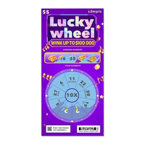 Lucky Wheel Lottery Printing Random Winning Numbers Customized Hot Stamping Surface Finish Perfect - Product Image 4