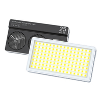 Panneau lumineux portable LED pour vidéo 25W bicolore pour photographie CRI 96+/TLI-CI 97+ avec ventilateurs intégrés et prise en charge de la charge rapide PD