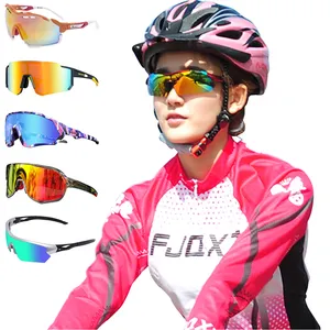 2021ใหม่โลโก้ที่กำหนดเองกลางแจ้ง Windproof แว่นตาขี่จักรยานแว่นตาแว่นตากันแดดกีฬาแว่นตากันแดดขี่จักรยานแว่นตากีฬา