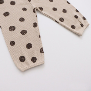 Conjuntos de ropa de Boutique para niñas pequeñas, Tops y pantalones de algodón de lunares, Conjunto de pijama, traje informal, 2 uds. - Product Image 6