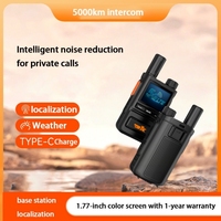 Radio POC Genggam Global 4G LTE DK-L2, Internet Dunia, Jangkauan Jauh, Walkie Talkie, Mendukung Kartu SIM, Elektronik untuk Polisi