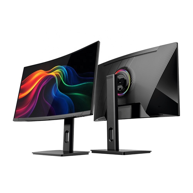 OEM & ODM 21/22/24/27/32/34/49 Inch Curved Flat LED Computer Monitor 2K/4K OLED Screen Option for Desktop Gaming
