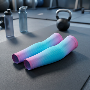 Manches de compression unisexes respirantes et rafraîchissantes pour la protection solaire, idéales pour le basketball, la course à pied, le cyclisme, le golf et les activités de plein air - Product Image 4
