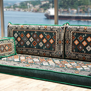 Ensemble de coussins de sol Majlis arabes modernes meubles de salon rembourrés modulaires <span class=keywords><strong>canapé</strong></span> convertible - Product Image 5