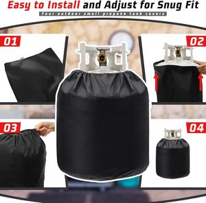 ฝาครอบถังแก๊สโพรเพนขนาดเล็กสำหรับปิ้งย่างบาร์บีคิวกลางแจ้งกันน้ำทนทาน - Product Image 3