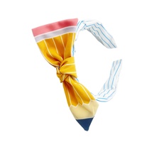 Nœud à cheveux imprimé personnalisé pour filles, style doux, pour la rentrée scolaire, cadeau pour la Fête des Enseignants et les fêtes, cadeau de remerciement