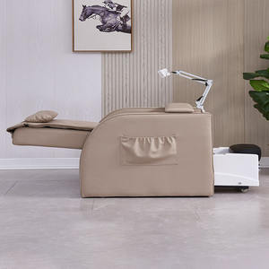 Nouvelle conception d'équipement de salon de beauté, mobilier, <span class=keywords><strong>fauteuil</strong></span> de pédicure, spa pour les pieds, massage, cuir PU, <span class=keywords><strong>fauteuil</strong></span> inclinable électrique, luxe léger, commercial - Product Image 3