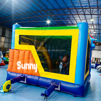 Château gonflable écologique Paw Patrols pour enfants, avec toboggan, capacité de 300 kg, amusement en plein air pour les enfants
