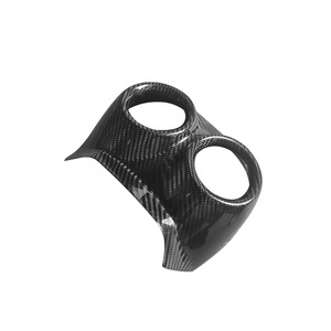 Para <span class=keywords><strong>Alfa</strong></span> <span class=keywords><strong>Romeo</strong></span> <span class=keywords><strong>Stelvio</strong></span> 2017-2024, Molduras Interiores de Fibra de Carbono Real, Cubierta de Ventilación de Salida de Aire Acondicionado Trasera - Product Image 1