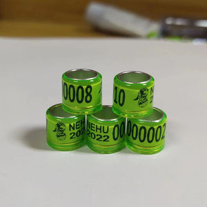 Fabriek Aluminium Plastic Been <span class=keywords><strong>Ring</strong></span> Voor Duiven Clip Aluminium België Racing Duiven Postduif Ringen Band - Product Image 1