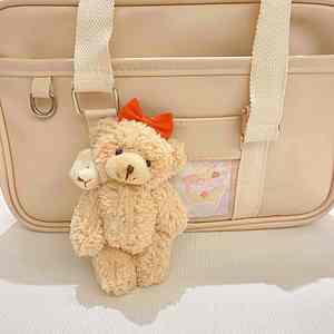 Маленький плюшевый мишка, плюшевые брелки, игрушки, розовый румяна, плюшевый мишка, День Святого Валентина, плюшевая игрушка, милый мягкий мини плюшевый медведь, брелок - Product Image 6