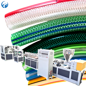 3 층 PVC + 2 층 섬유 호스 고강도 튜브 생산 기계 압출 라인 - Product Image 1