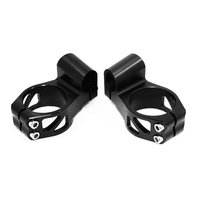 Setang Motor FULLREV D Style CNC Aluminium Alloy Lepas Pasang Clip-On Lurus 35-55mm