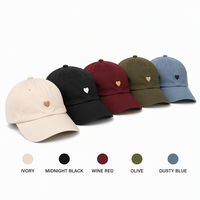 Casquette de papa personnalisée en coton doux non structuré à bord incurvé avec broderie, vente en gros, 6 panneaux