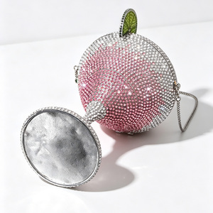 Borsa Clutch da Sera a Forma di Bicchiere da Cocktail con Strass, Guscio Rigido, per <span class=keywords><strong>Donna</strong></span>, Ideale per Matrimoni, Banchetti e Feste - Vendita all'Ingrosso - Product Image 6
