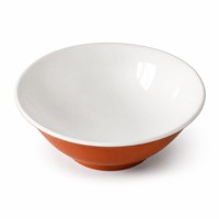 Vente en gros de bols à riz en mélamine brillants bicolores empilables, incassables, sans BPA, de qualité alimentaire