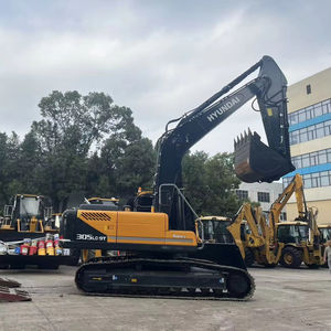 Excavatrice d'occasion Hyundai 305LC-9T à haut rendement, poids opérationnel de 35 tonnes, modèle 2020, moteur industriel lourd de qualité Hawe - Product Image 1