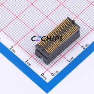 TOLC-115-22-L-Q-A Wire-to-Board Pin Header SMD Connector Vertical Mount 4 1.27mm Phosphor Bronze - Product Image 2