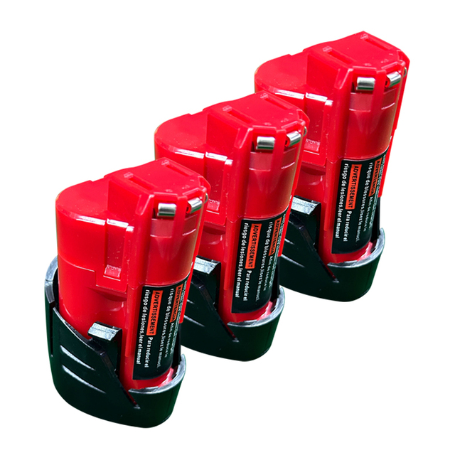 For M12s 12V 3000mAh Solid State Drill Battery