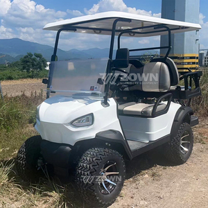 Carrito de Golf Eléctrico Premium Blanco de 6 Plazas, Vehículo Todoterreno para Recorridos en Resorts de Montaña - Product Image 5