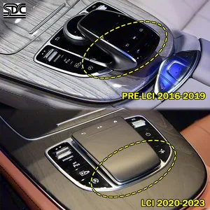 Para <span class=keywords><strong>Mercedes</strong></span> Benz <span class=keywords><strong>Clase</strong></span> E W213 W238 E300 E43 E53 para 2016-23, Reemplazo del Panel de la Consola Central de Fibra de Carbono Real para el Interior - Product Image 4