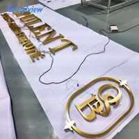 Letrero Comercial para Exteriores Retroiluminado, Letrero LED Iluminado para Tienda, Letrero con Logotipo de Tienda, Letrero con Letras de Canal 3D para Publicidad