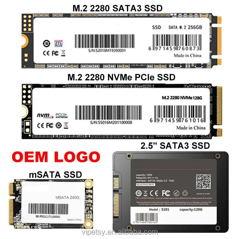 Hot Sell OEM logo NGFF SATA III SSD 2280 m.2 SSD 120GB 240GB 512GB 1TB NGFF SATA 3.0 For laptop SSD