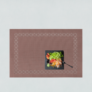 Simple PVC Placemat Western-Themed Home Hotel Dining <b>Table</b> <b>Mat</b> with Anti-Scalding Heat Insulation Woven anti-scalding insulation - Product Image 1