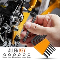 Kit de herramientas manuales básicas de reparación doméstica compactas pequeñas amarillas de 24 piezas