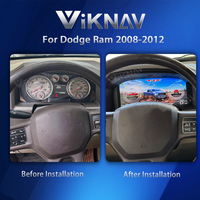 Autoradio Viknav, compteur de vitesse numérique pour Dodge Ram 2008-2012, tableau de bord Linux, écran tactile, panneau de remplacement