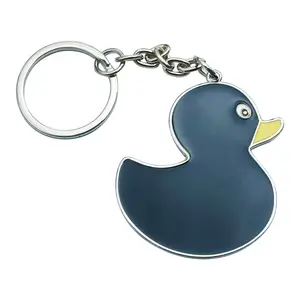 Animal dos desenhos animados Keyholder Em Forma Personalizado Esmalte Duro Chaveiro Borboleta Pato Urso Abelha Pássaro Panda Cão Aranha Gato Porco Metal Keychain