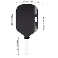 Nouvelle pagaie de pickleball Persesus Pro IV 16mm GEN 4 TFP en fibre de carbone brute Toray T700 à surface rugueuse, approuvée USAPA