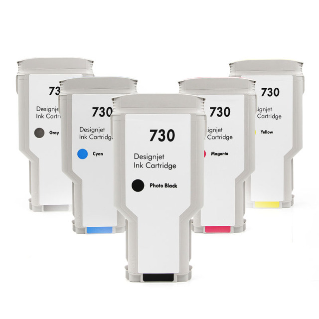 Compatible HP 730 Ink Cartridges HP DesignJet T1600 T2600dr Printer Refillable Ink Cartridge