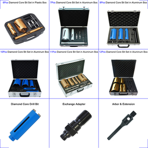ชุดดอกสว่านเจาะคอนกรีต 11 ชิ้นในกล่อง สำหรับผนังอิฐและคอนกรีตเสริมเหล็ก - Product Image 3