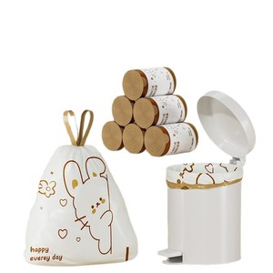 Sacs poubelle à cordon imprimés Peek A Boo, résistants aux déchirures, épais, grande taille, pour la maison et la cuisine, fermeture automatique - Product Image 2