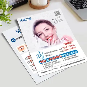Cheap Price Custom DM Printing Full Color Leaflet Printing A4 A5 A6 Coated Paper Flyer Design Printing